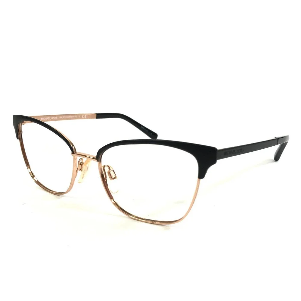 Michael Kors Eyeglasses Frames MK3012 Adrianna IV 1113 Black Rose Gold 51-17-135
